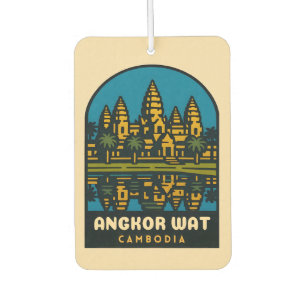 Ambientador Viajes retro vintage Angkor Wat Camboya