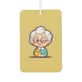 Ambientador Vieja dama con pollo