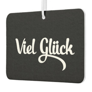 Ambientador Viel Glück   Idioma alemán de buena suerte