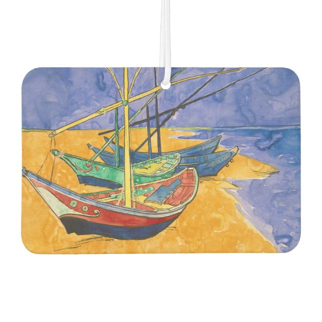 Ambientador Vincent van Gogh - Pescadores en la playa (Anverso)