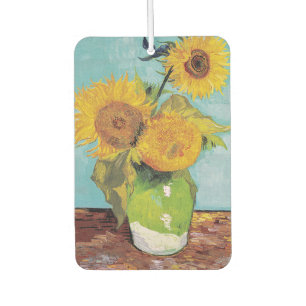 Ambientador Vincent Van Gogh - Tres girasoles en una caja