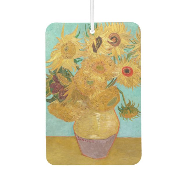 Ambientador Vincent Van Gogh - Vase con doce girasoles (Anverso)