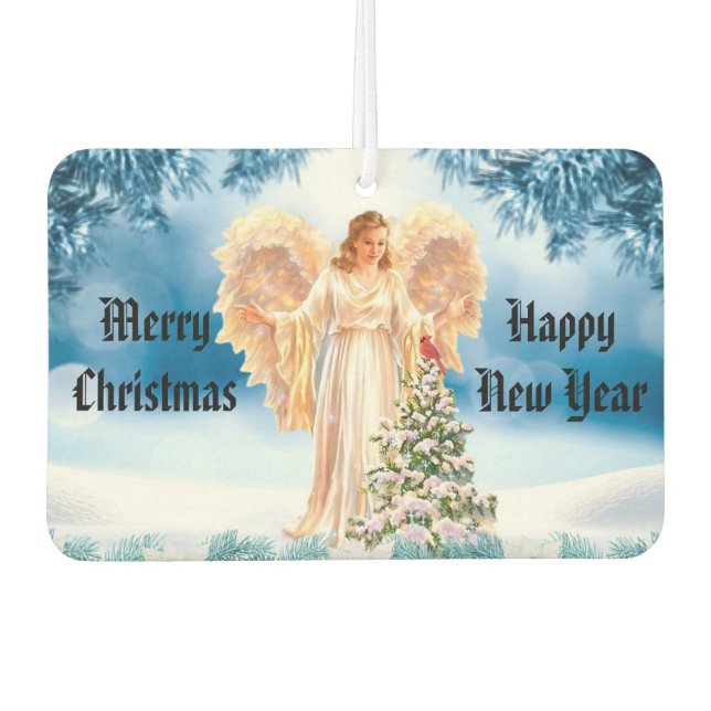 Ambientador Vintage Angel With Tree Air Freshener (Anverso)