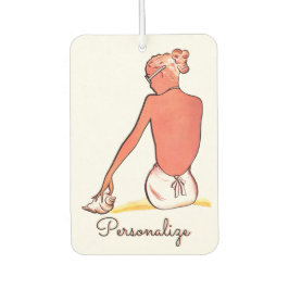 Ambientador Vintage beach chica seashell verano elegante retro