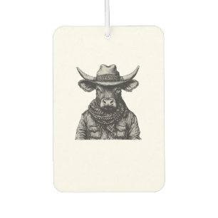 Ambientador Vintage Cowboy Bull Rodeo Moooch Obligado Pardner
