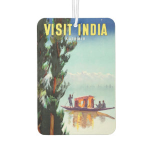 Ambientador Vintage India Travel Poster de aire fresco