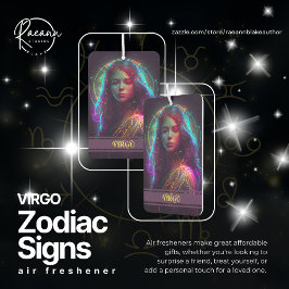 Ambientador Virgo Zodiac Rótulos Aire Celestial Freshener