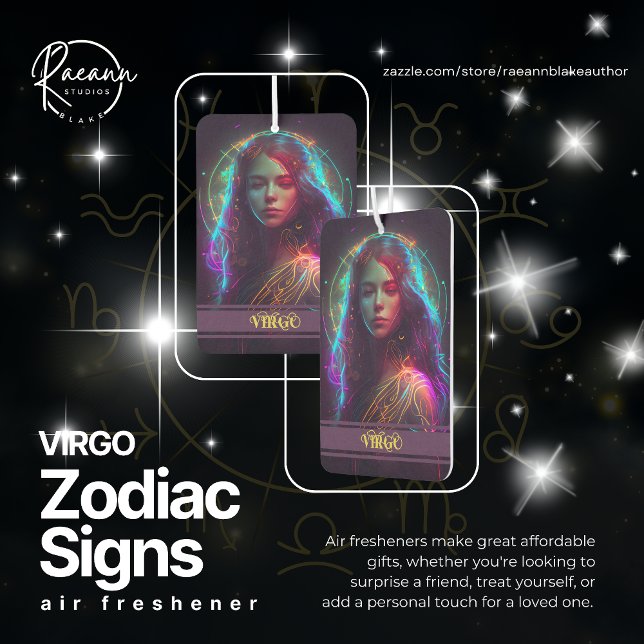 Ambientador Virgo Zodiac Rótulos Aire Celestial Freshener (Subido por el creador)