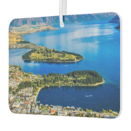 Ambientador Vista de Queenstown desde el pico de Bob, Nueva Ze