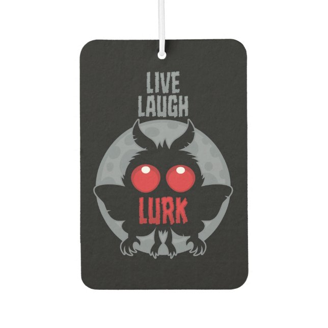 Ambientador Vive Ríe Acecha Mothman Críptido (Anverso)
