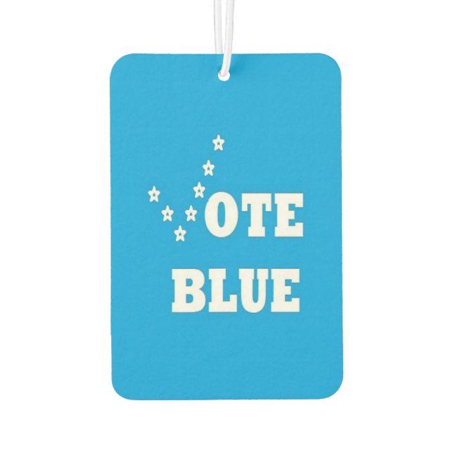 Ambientador Vote Blue - Car Air Freshener (Reverso)