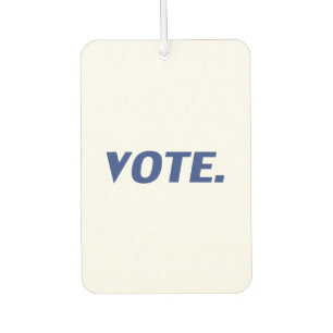 Ambientador "vote" - pintor de aire blanco azul