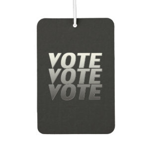 Ambientador "voto" - negro minimalista, blanco, gris -