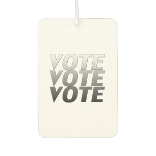 Ambientador "voto" - negro minimalista, blanco, gris -
