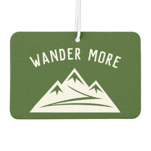 Ambientador Wander Más montaña pico logotipo de coche de aire