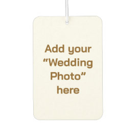 Ambientador “Wedding Photo” Air Freshener