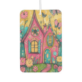 Ambientador Whimsical Folk Art Houses