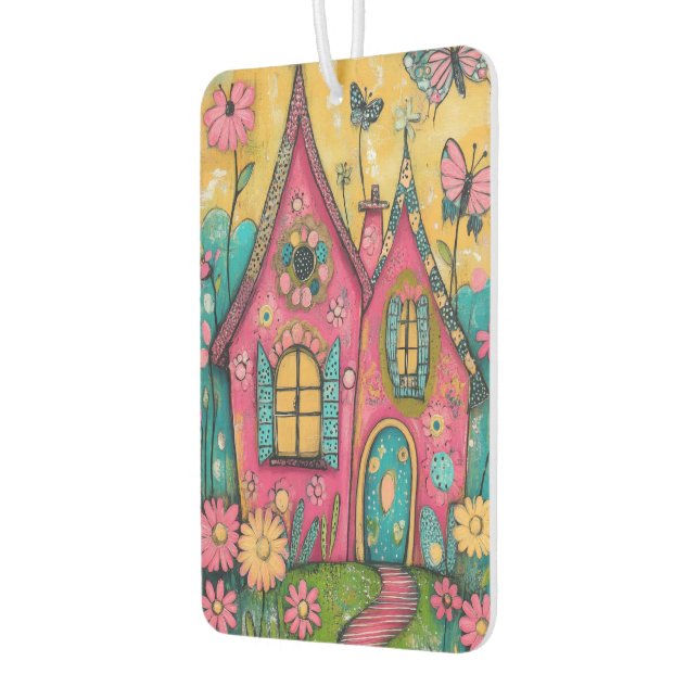 Ambientador Whimsical Folk Art Houses (Izquierda)