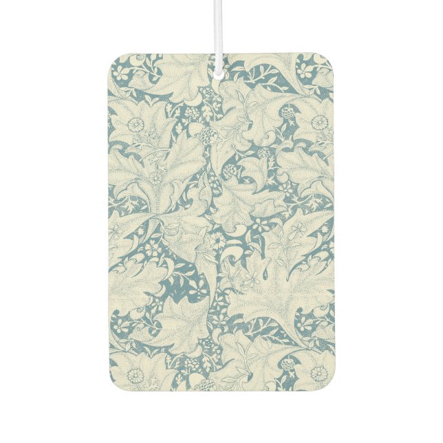 Ambientador William Morris Wallflower damasco azul floral (Anverso)