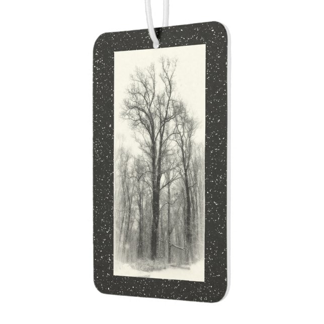 Ambientador Winter Snow and Poplar Trees Air Freshener (Izquierda)