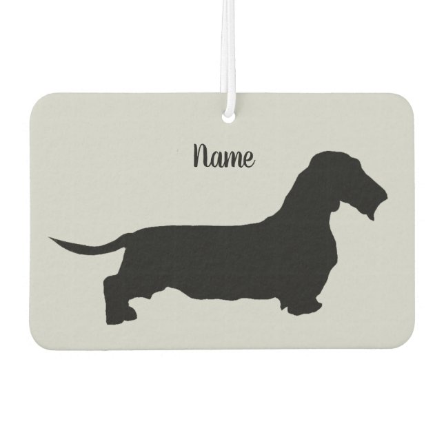 Ambientador Wire Hair Dachshund Air Freshener (Anverso)