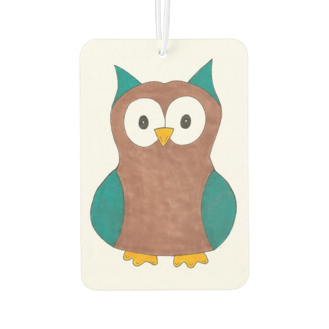 Ambientador Wise Brown Owl Bird Hoot Animal Gift (Reverso)