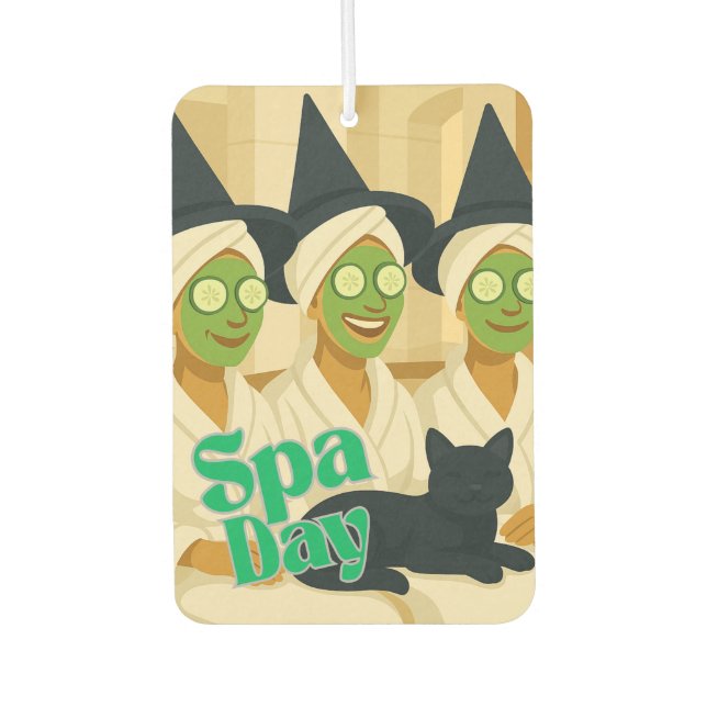 Ambientador Witch Spa Day Funny Humor  (Anverso)