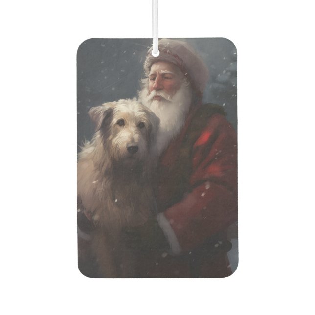 Ambientador Wolfhound Con Navidades festivos de Santa Claus (Anverso)