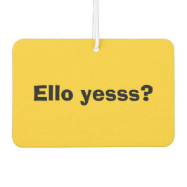 Ambientador Yesss Cita divertida con texto negro