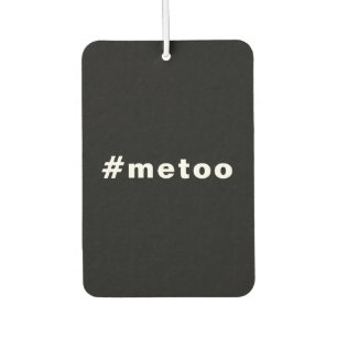 Ambientador yo también, #metoo, orgullo auto blanco negro