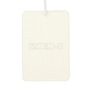 Ambientador Zen blanco fresco de aire del coche blanco