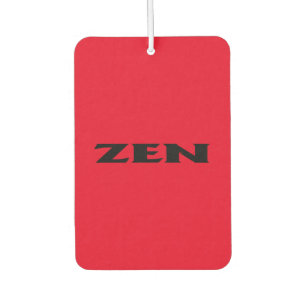 Ambientador Zen negro coche rojo fresco de aire