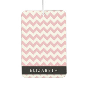 Ambientador Zigzag Rosado, Chevron Rosa, Patrón De Ondas, Su N