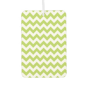 Ambientador Zigzag verde, Chevron verde, patrón geométrico