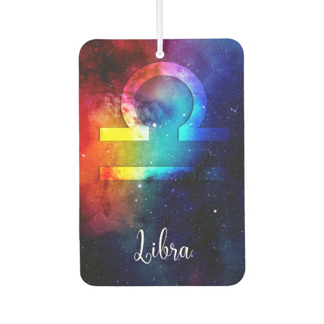 Ambientador Zodiac: Espacio arcoiris de Libra (Anverso)