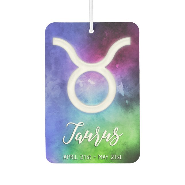 Ambientador Zodiac: Fechas de Taurus (Anverso)