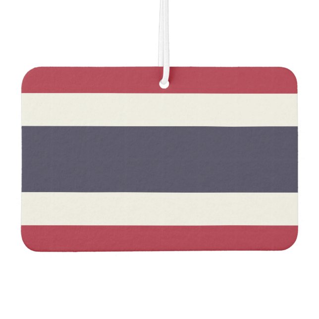 Ambientadores para coche con la bandera de Tailand (Anverso)