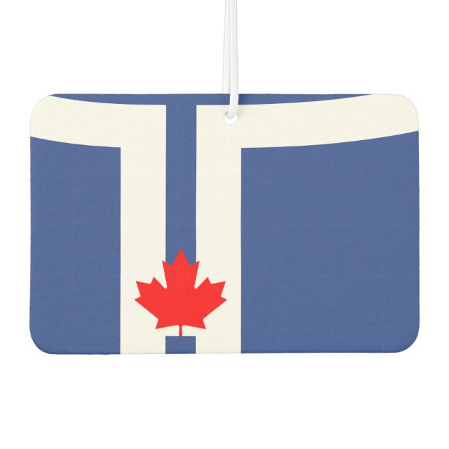 Ambientadores para coche con la bandera de Toronto (Anverso)