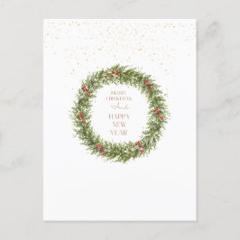 Ambiente acogedor Navidad Tarjeta de felicitación 