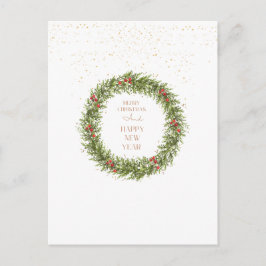 Ambiente acogedor Navidad Tarjeta de felicitación 