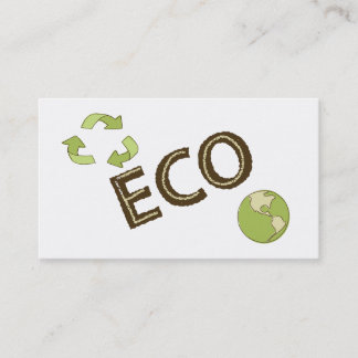 Ambiente amistoso de Eco que recicla tarjetas de