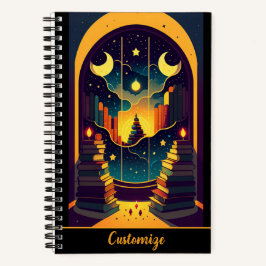 Ámbito Mágico De Los Libros Portátil Personalizado