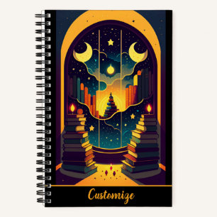 Ámbito Mágico De Los Libros Portátil Personalizado