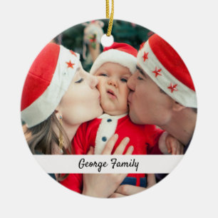 Ambos lados: Ornamentos de fotos Keepsake regalos