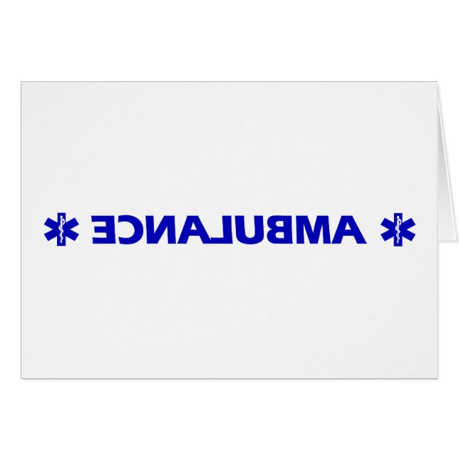 Ambulancia (posterior) (Anverso (Horizontal))