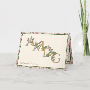 AMDG Religión Vintage Floral Católica
