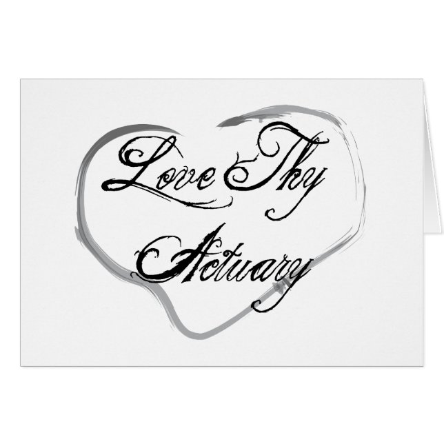 Ame a Thy actuario (Anverso (Horizontal))