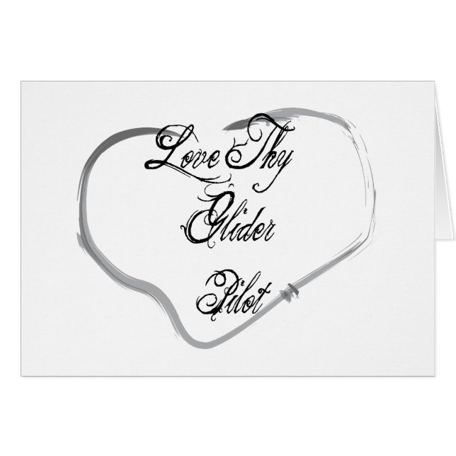 Ame a Thy piloto de planeador (Anverso (Horizontal))