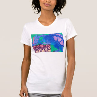 "Ame camiseta para mujer de sus dragones"