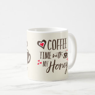 Ame el tiempo del café con la taza de mi par de l